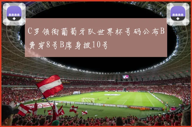 C罗领衔葡萄牙队世界杯号码公布B费穿8号B席身披10号